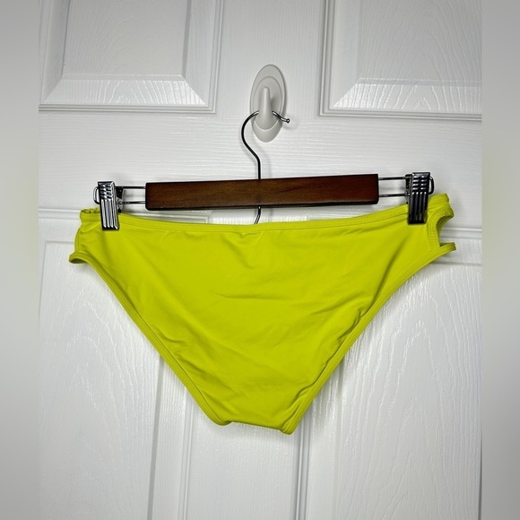 NWOT L *Space Rachel Hipster Cut-Out Bikini Swim Bottom Lime Light M - Picture 4 of 10